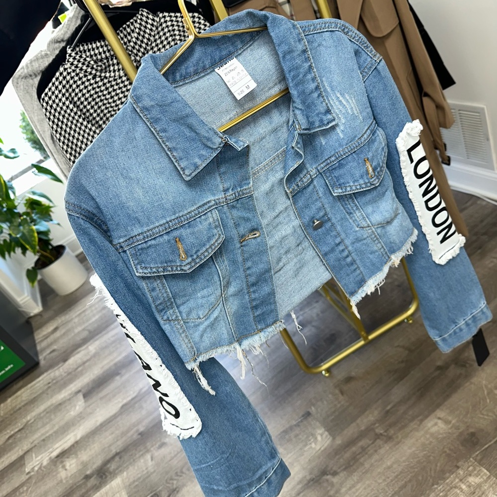 Cropped Jean Jacket